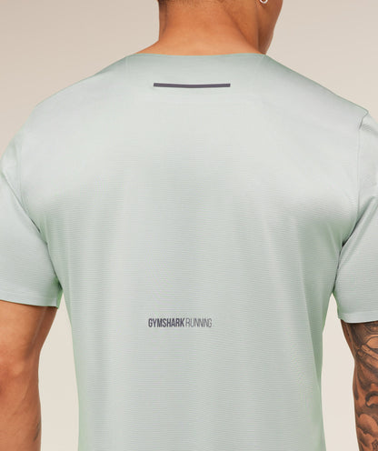 Gymshark Running Elite T-Shirt - Morning Blue