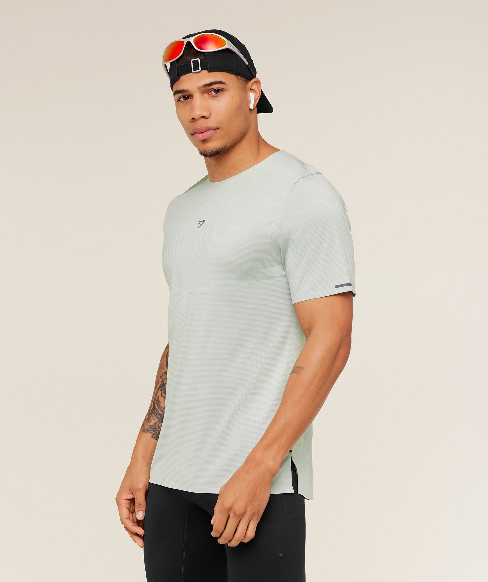 Gymshark Running Elite T-Shirt - Morning Blue
