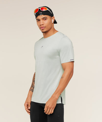 Gymshark Running Elite T-Shirt - Morning Blue