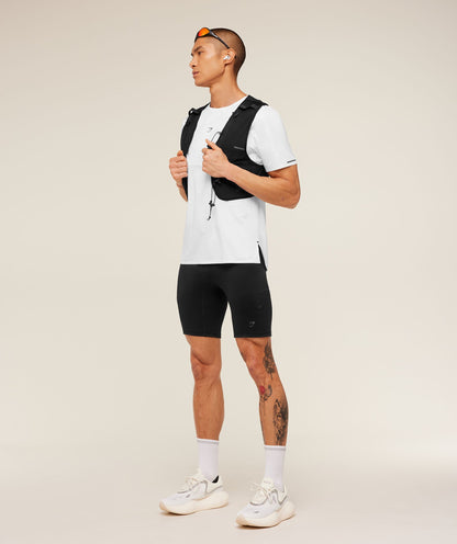 Gymshark Running Elite T-Shirt - White