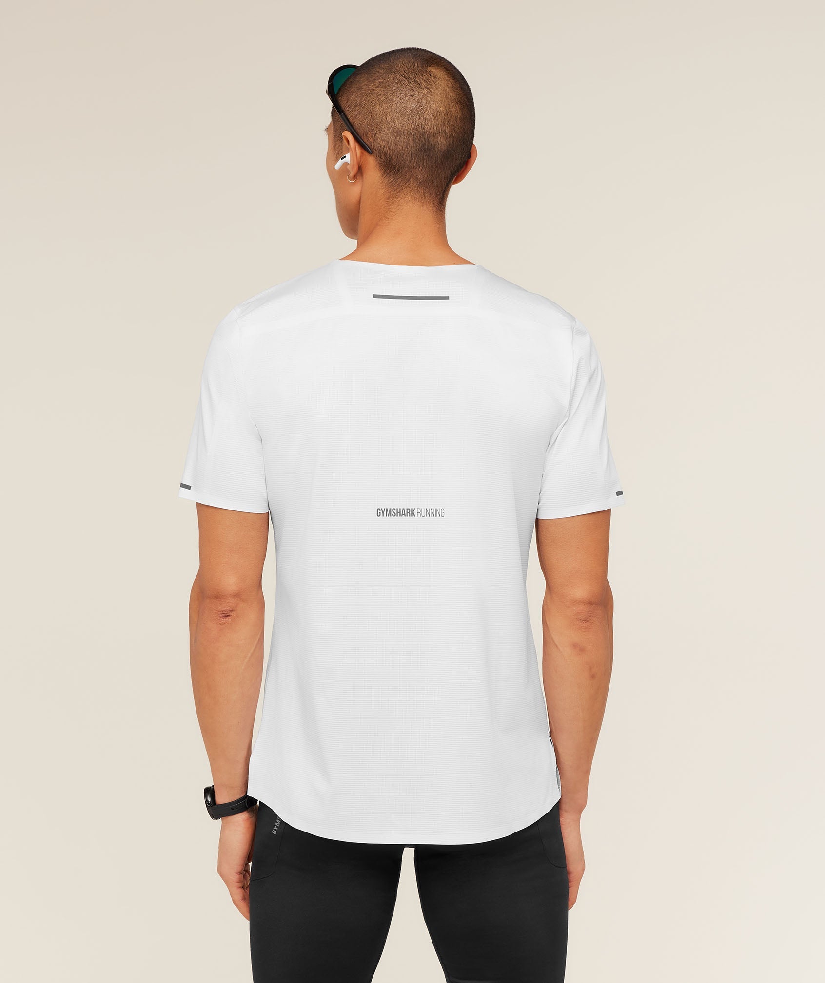 Gymshark Running Elite T-Shirt - White