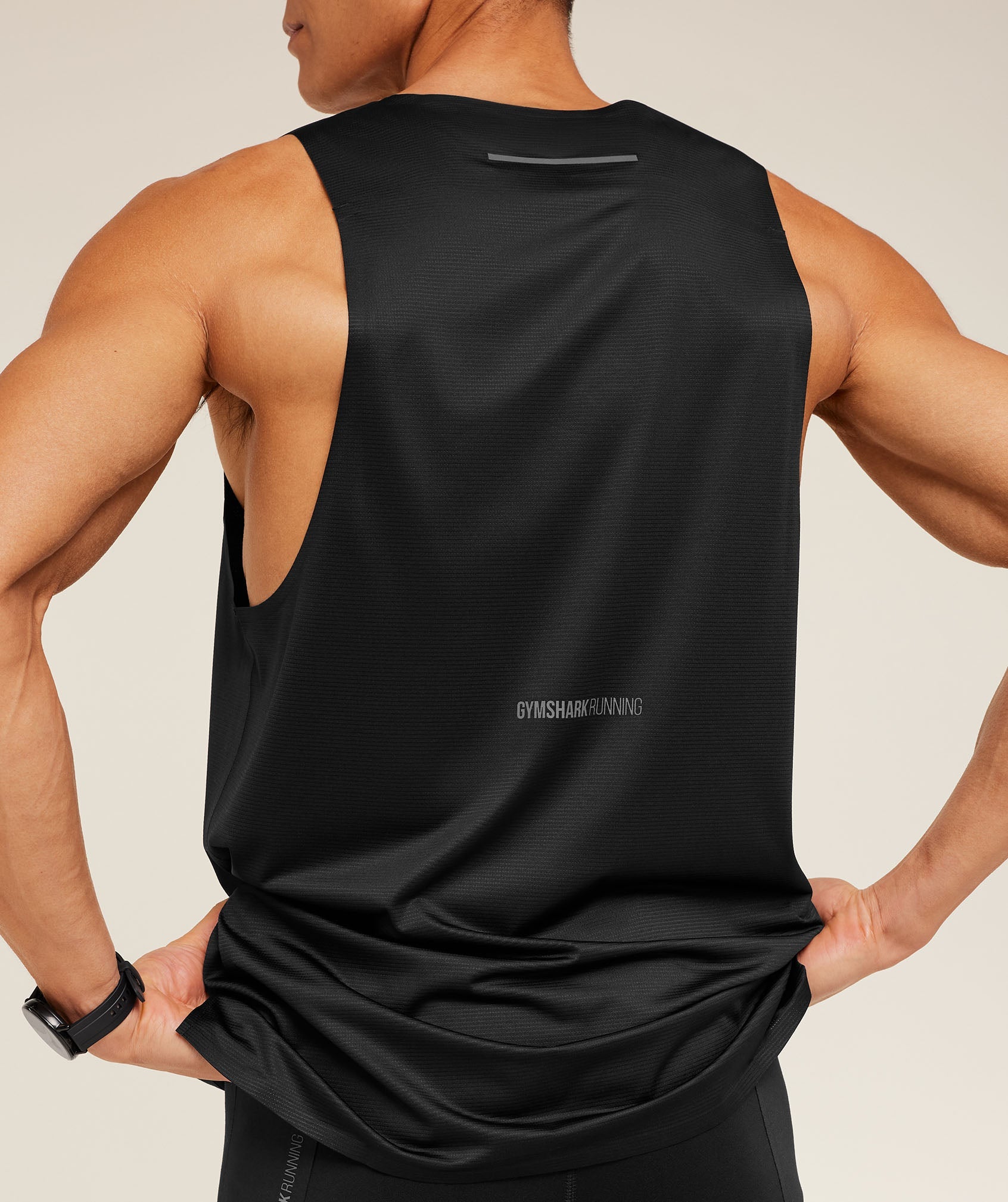 Gymshark Running Elite Tank - Black
