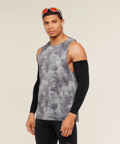 Gymshark Running Elite Tank - Smokey Grey/Black