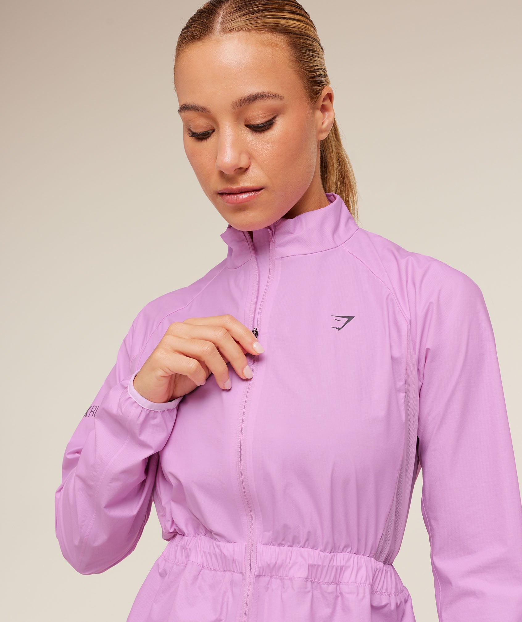 Gymshark Running Elite Windproof Jacket - Sour Pink