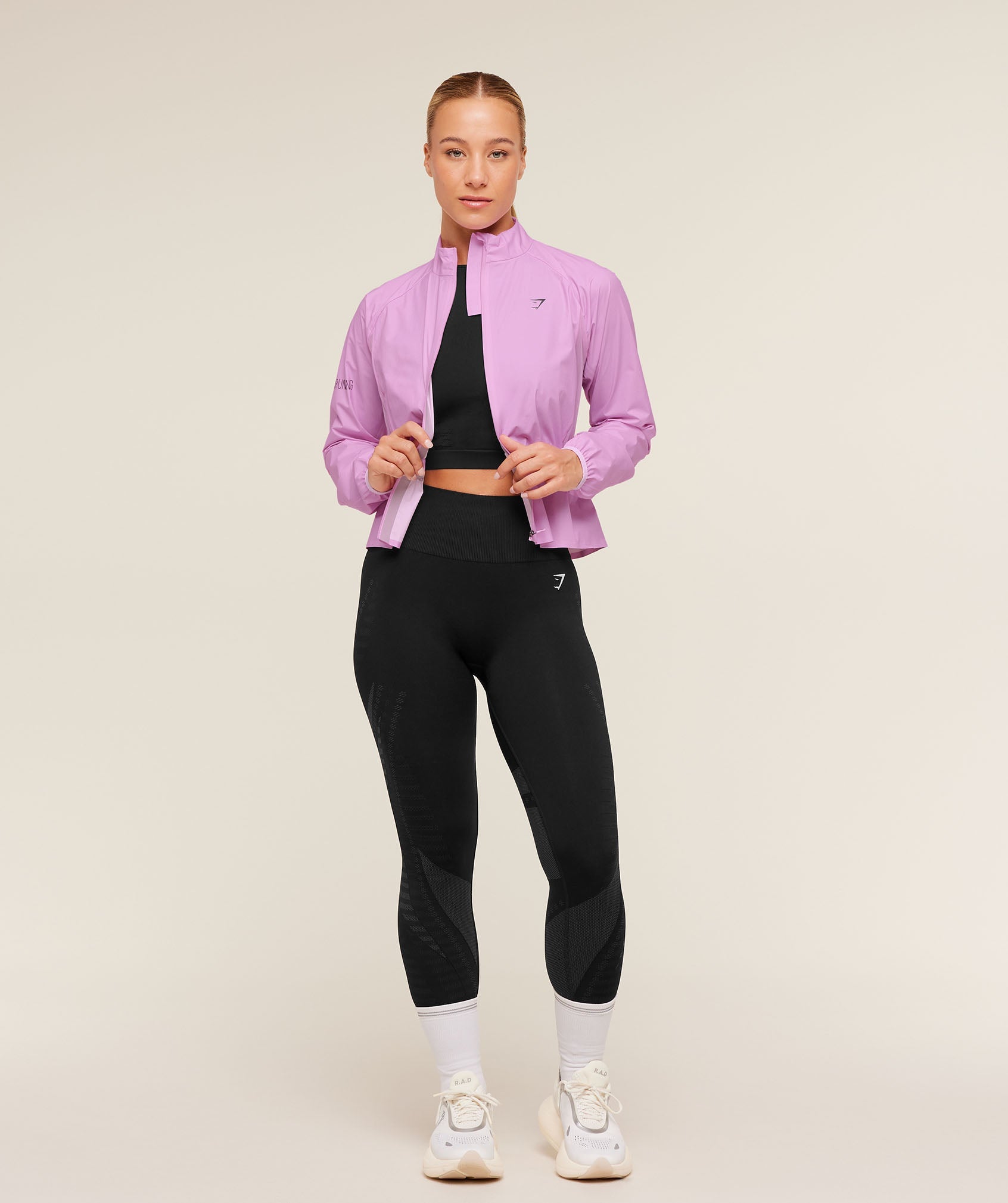 Gymshark Running Elite Windproof Jacket - Sour Pink