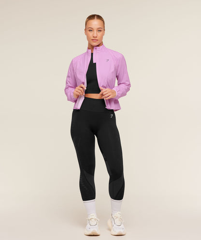Gymshark Running Elite Windproof Jacket - Sour Pink