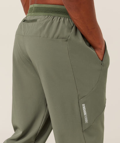 Gymshark Running Joggers - Base Green