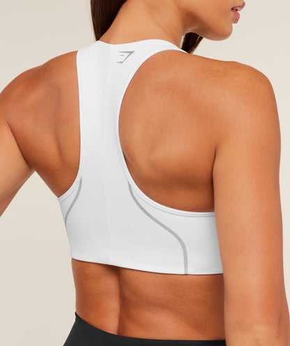 Gymshark Running Sports Bra - White