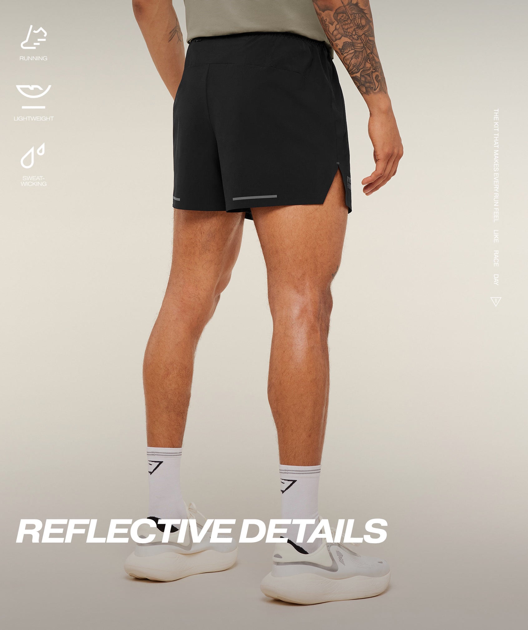 Gymshark Running Elite 5" Short - Black