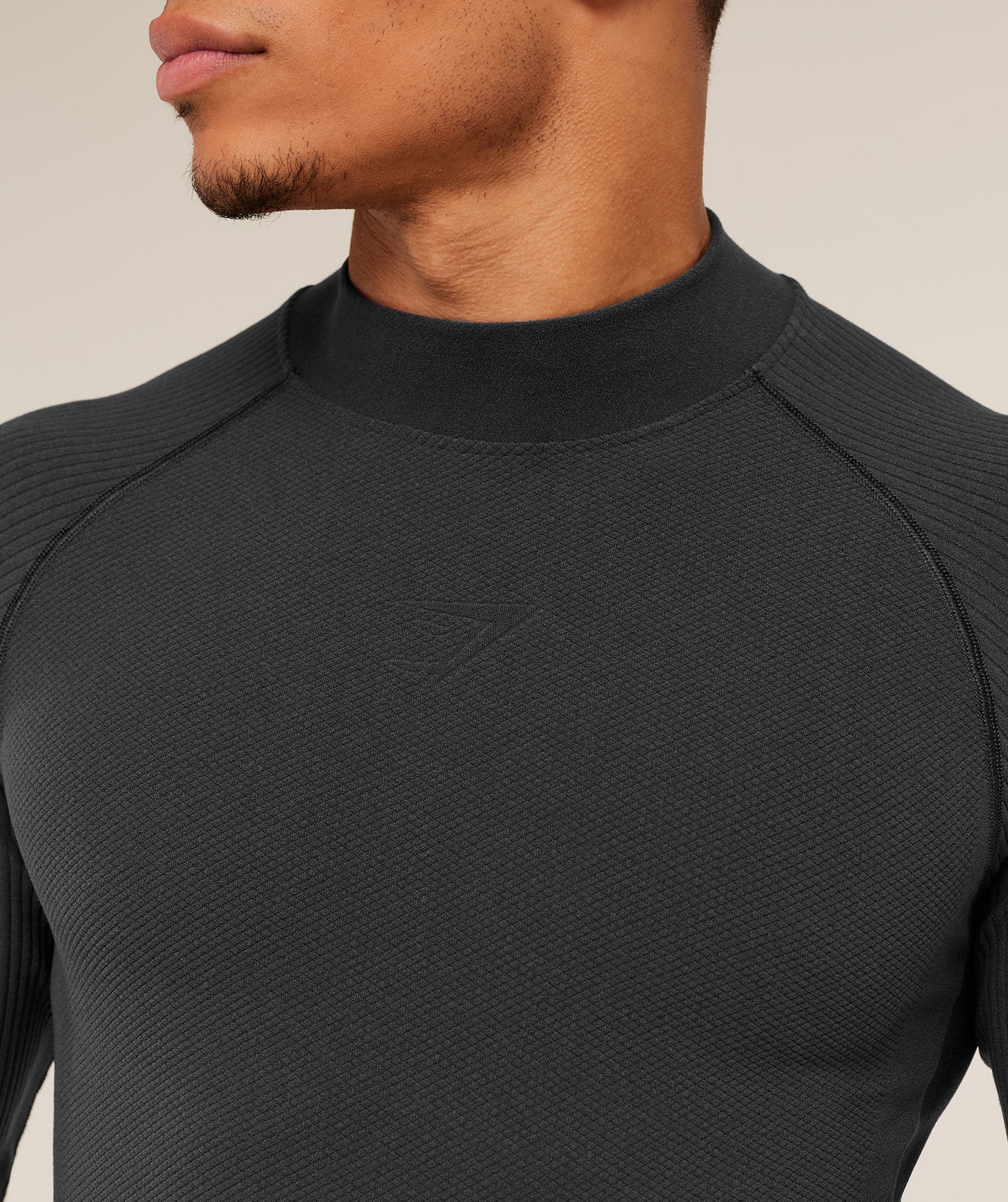 Gymshark Physique Long Sleeve T-Shirt - GS Onyx Grey/GS Black
