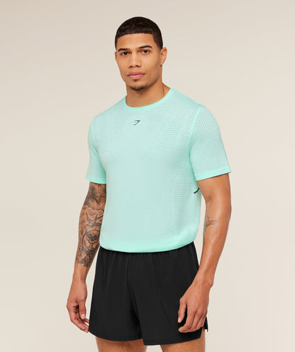 Gymshark Seamless Running T-Shirt -  Pop Turquoise