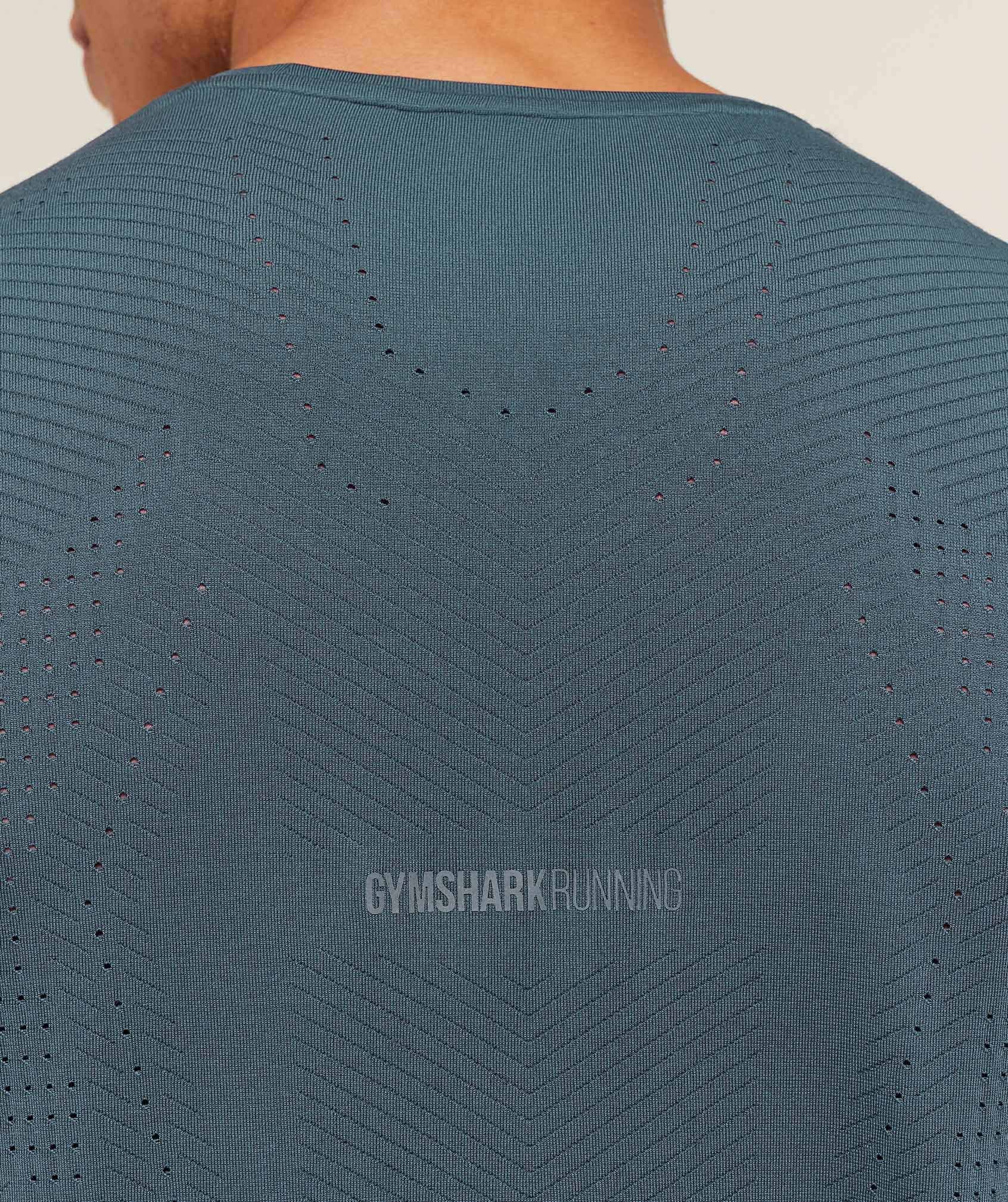 Gymshark Seamless Running T-Shirt - GS Stealth Blue