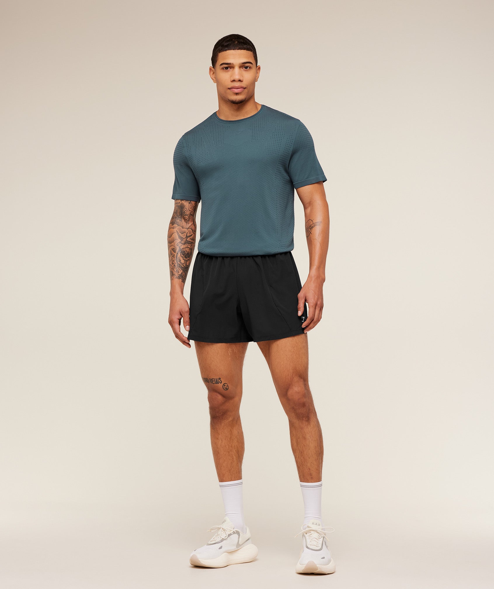 Gymshark Seamless Running T-Shirt - GS Stealth Blue