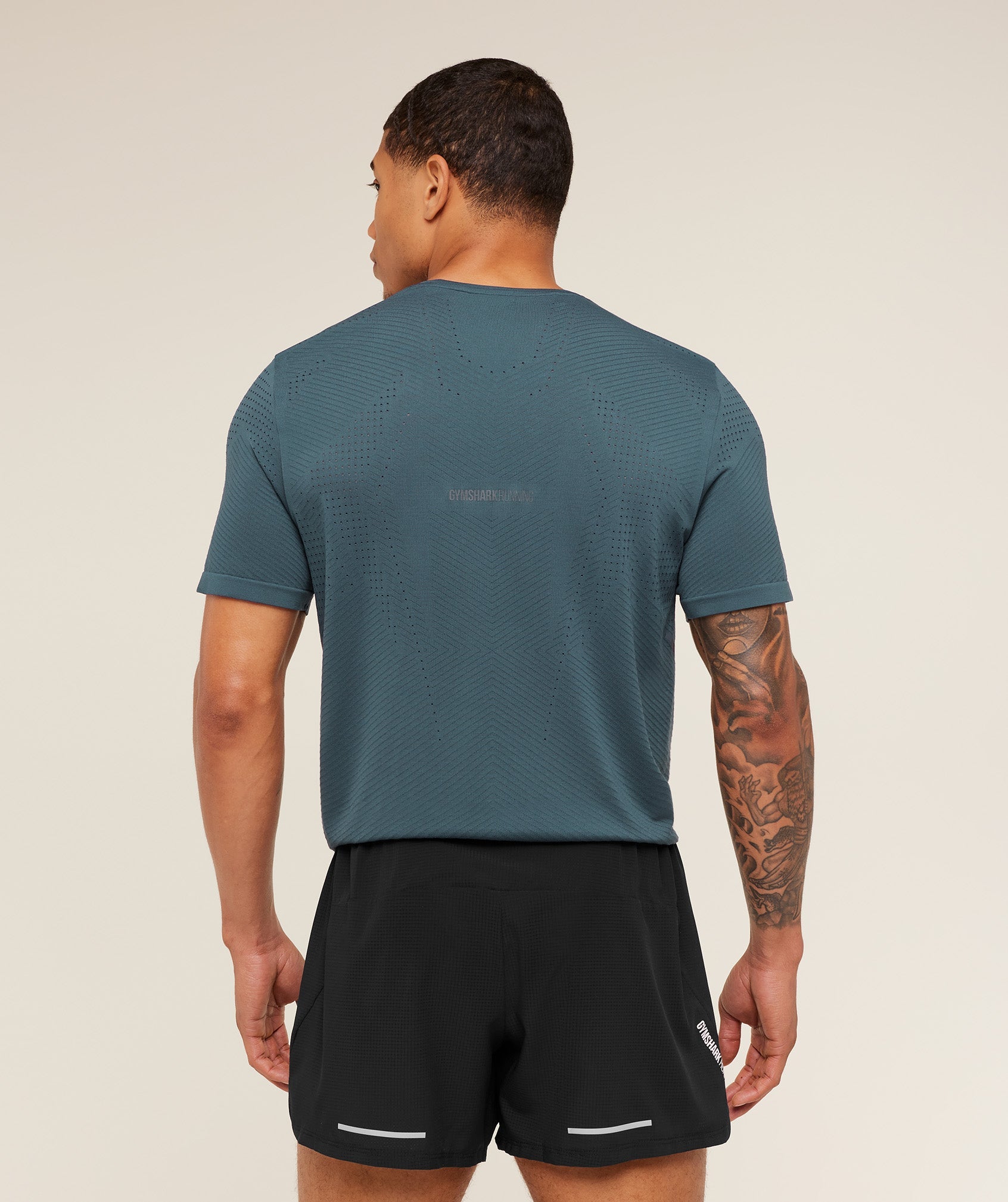 Gymshark Seamless Running T-Shirt - GS Stealth Blue