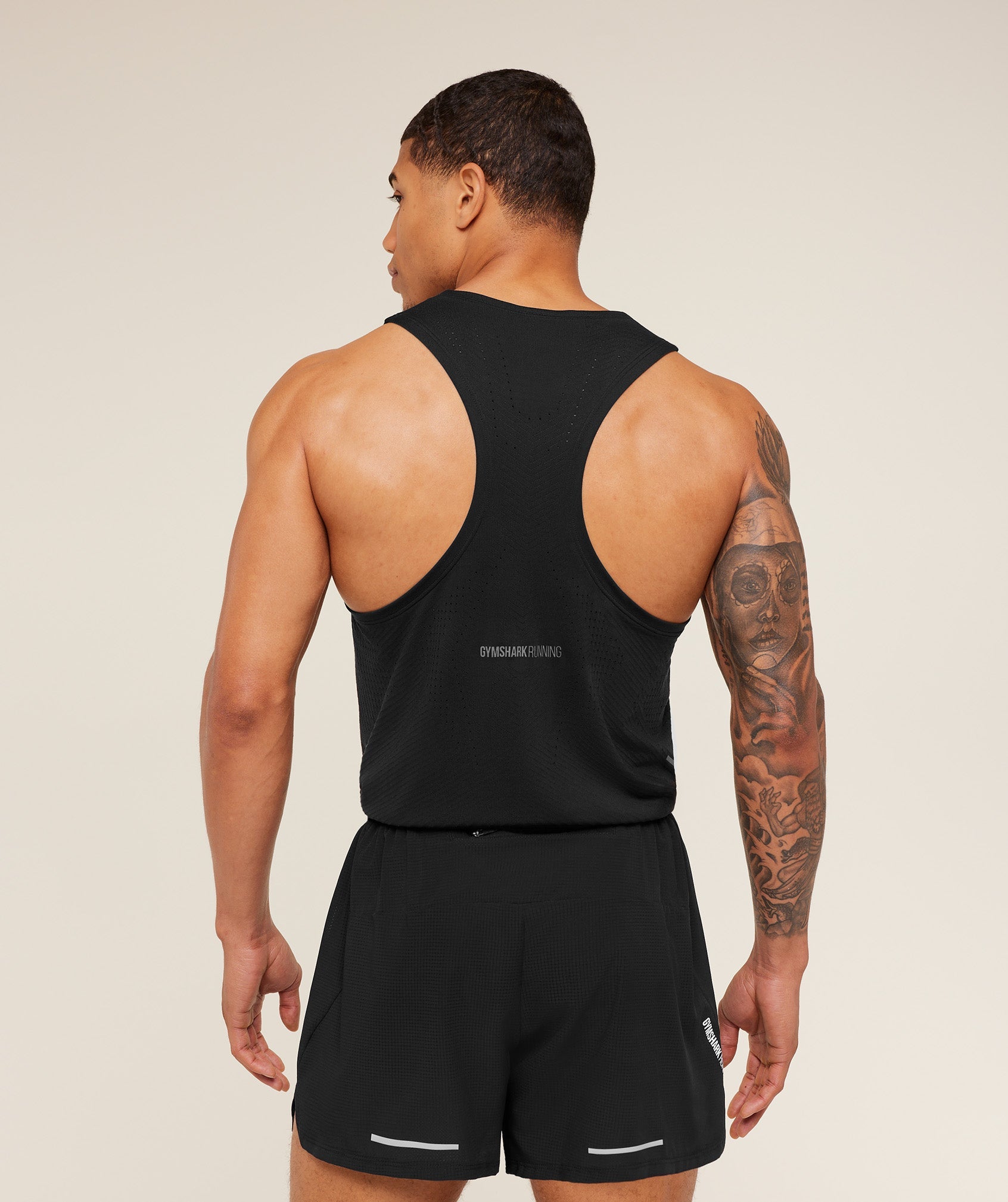 Gymshark Seamless Running Tank - GS Black