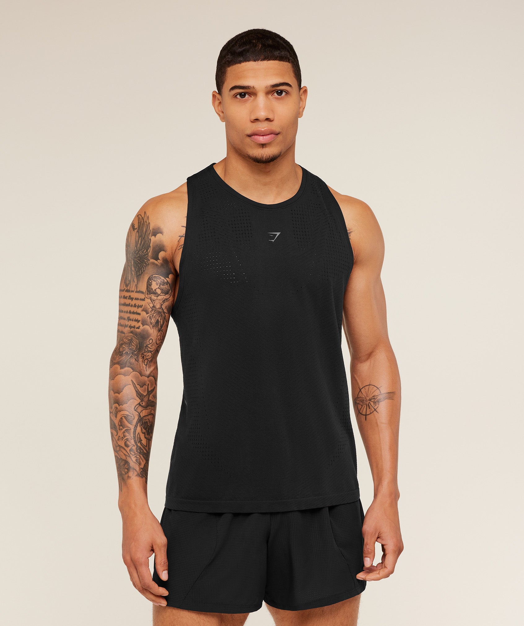 Gymshark Seamless Running Tank - GS Black