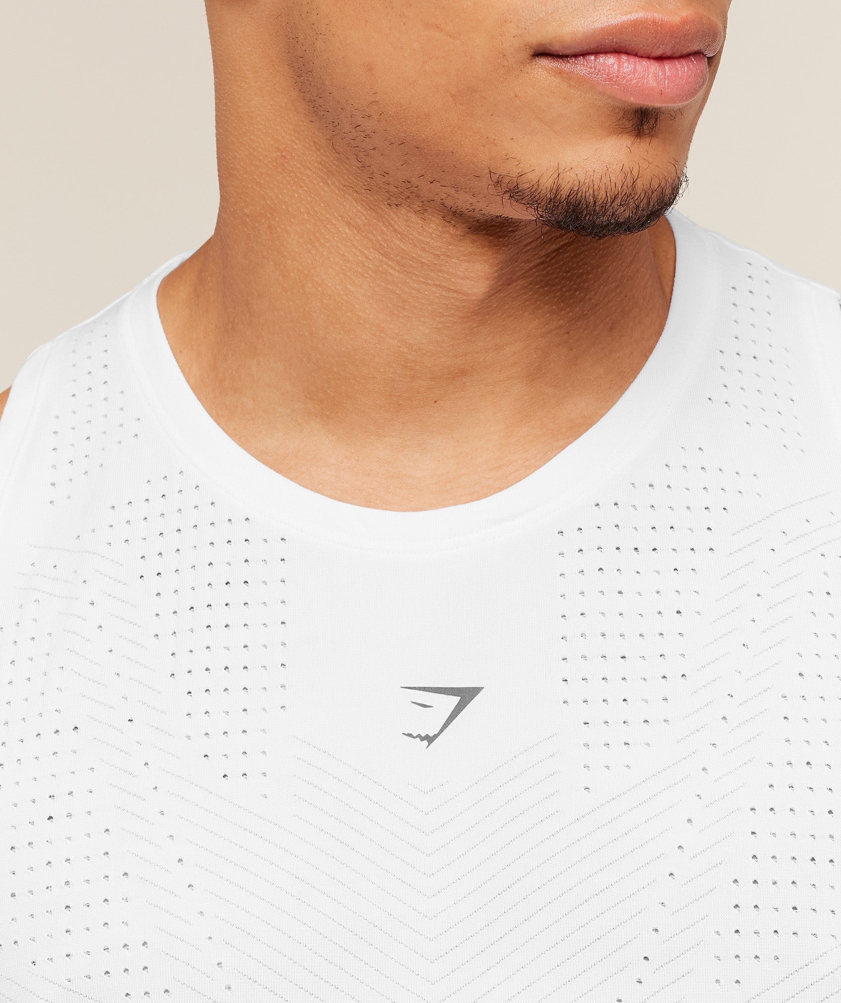 Gymshark Seamless Running Tank - GS White