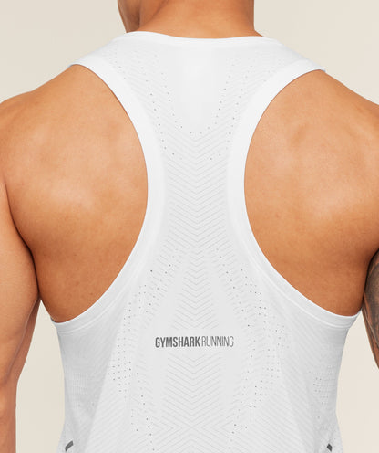 Gymshark Seamless Running Tank - GS White