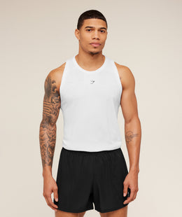 Gymshark Seamless Running Tank - GS White