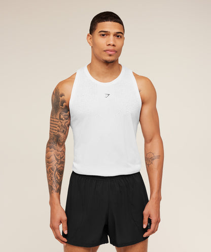 Gymshark Seamless Running Tank - GS White
