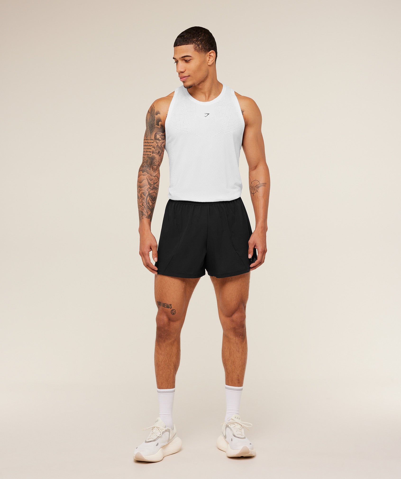 Gymshark Seamless Running Tank - GS White