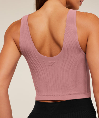 Gymshark Luxe Tank - Calm Pink