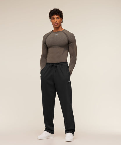 Gymshark Shadow Seamless Long Sleeve T-Shirt - Camo Brown