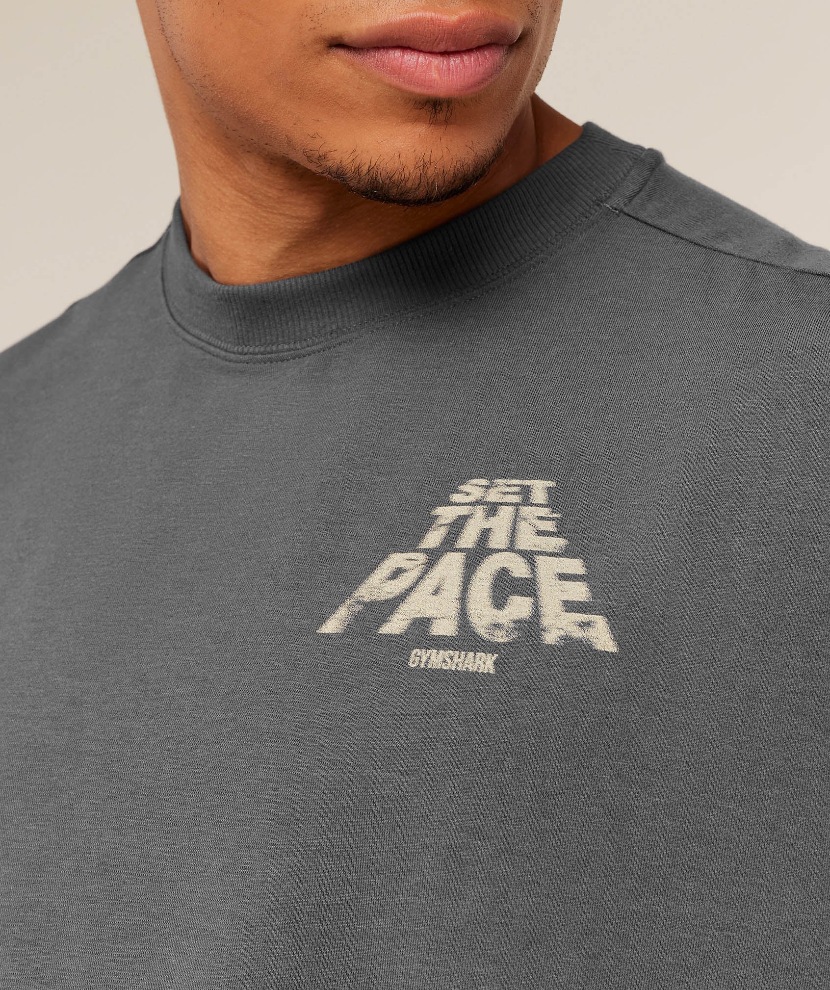 Gymshark Set The Pace Tank - Graphite Grey