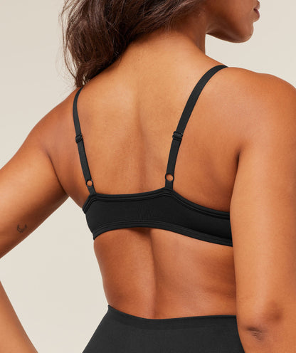 Gymshark Soft Sculpt V-neck Sports Bra - Black