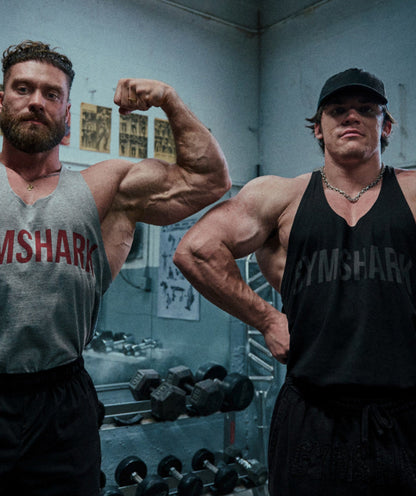 Gymshark Power Stringer - Charcoal Core Marl