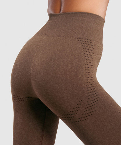Gymshark Vital Regular Leggings - Espresso Marl