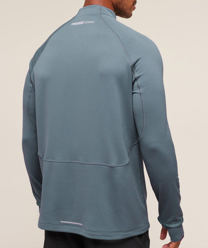 Gymshark Running 1/4 Zip - Iron Blue