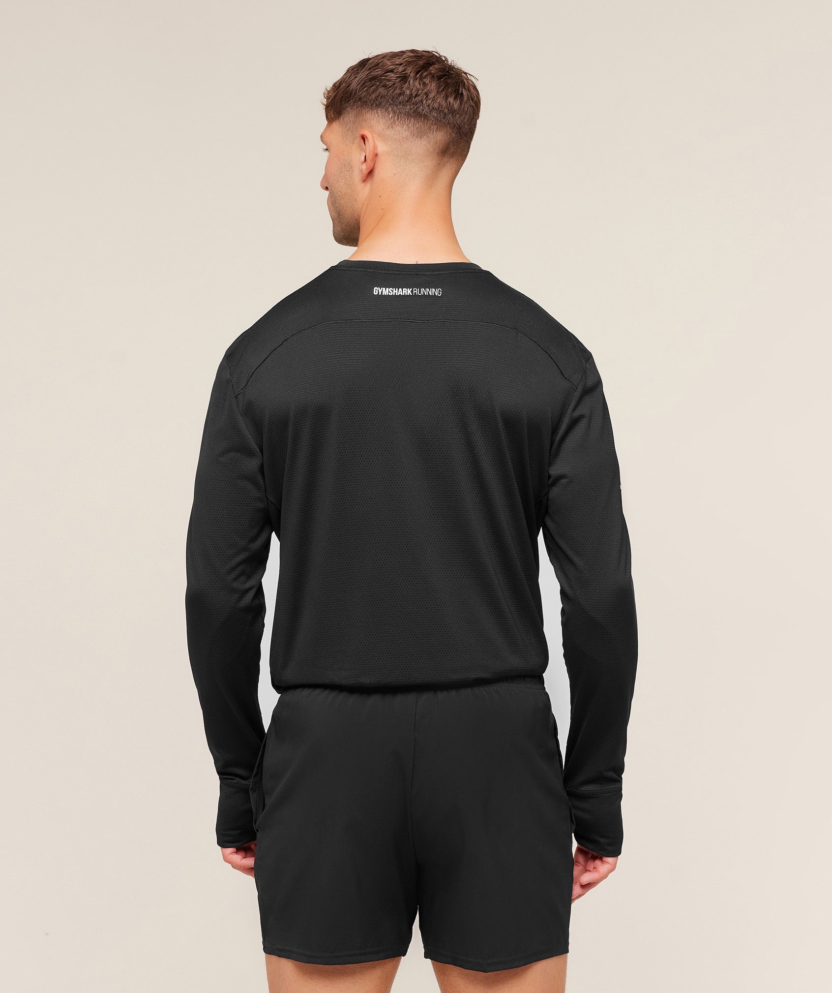 Gymshark Running Long Sleeve T-Shirt - Black