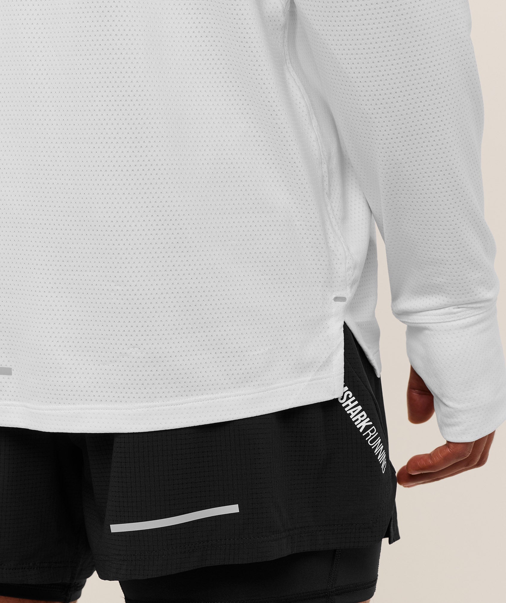 Gymshark Running Long Sleeve T-Shirt - White