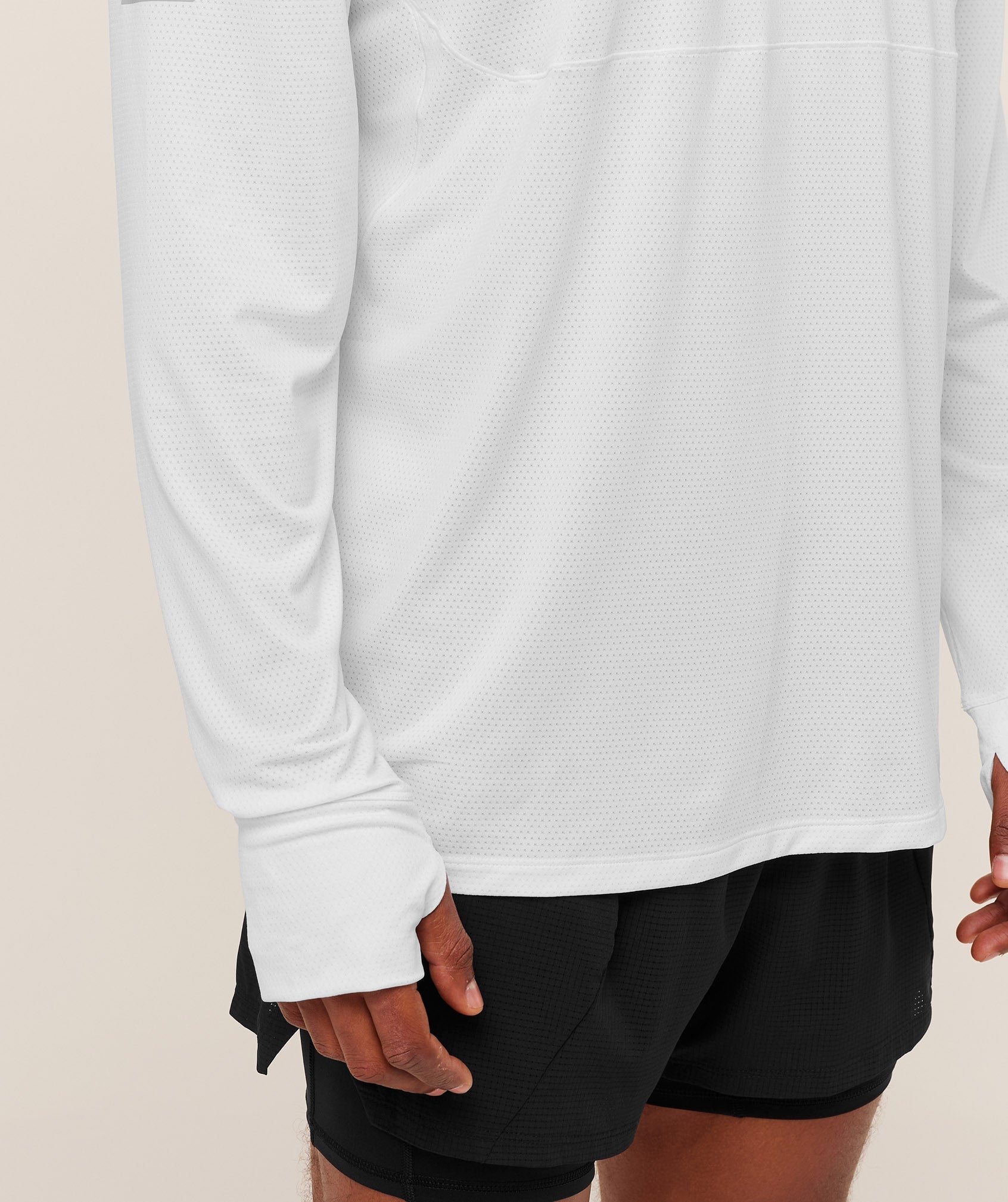 Gymshark Running Long Sleeve T-Shirt - White