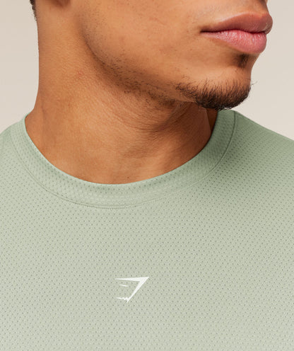 Gymshark Running T-Shirt - GS Haze Green