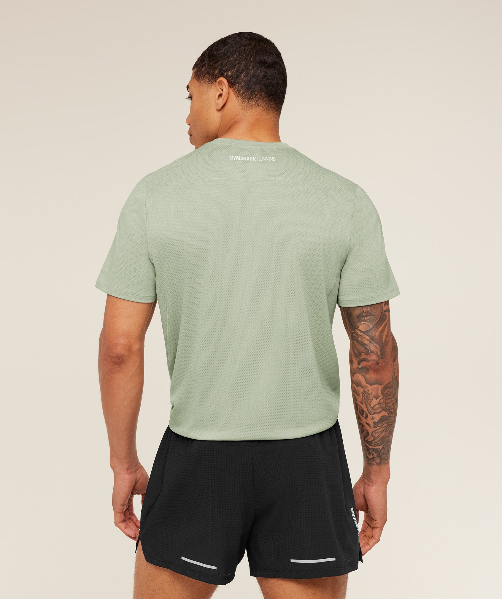 Gymshark Running T-Shirt - GS Haze Green
