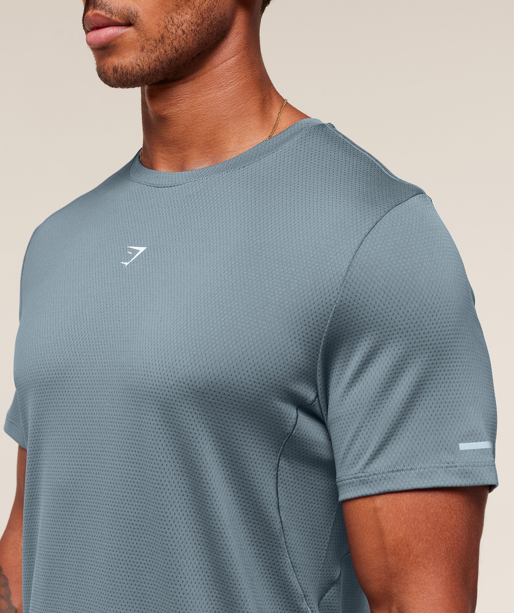 Gymshark Running T-Shirt - Iron Blue