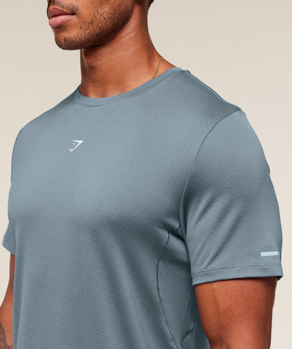 Gymshark Running T-Shirt - Iron Blue