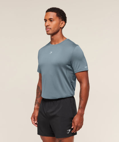 Gymshark Running T-Shirt - Iron Blue