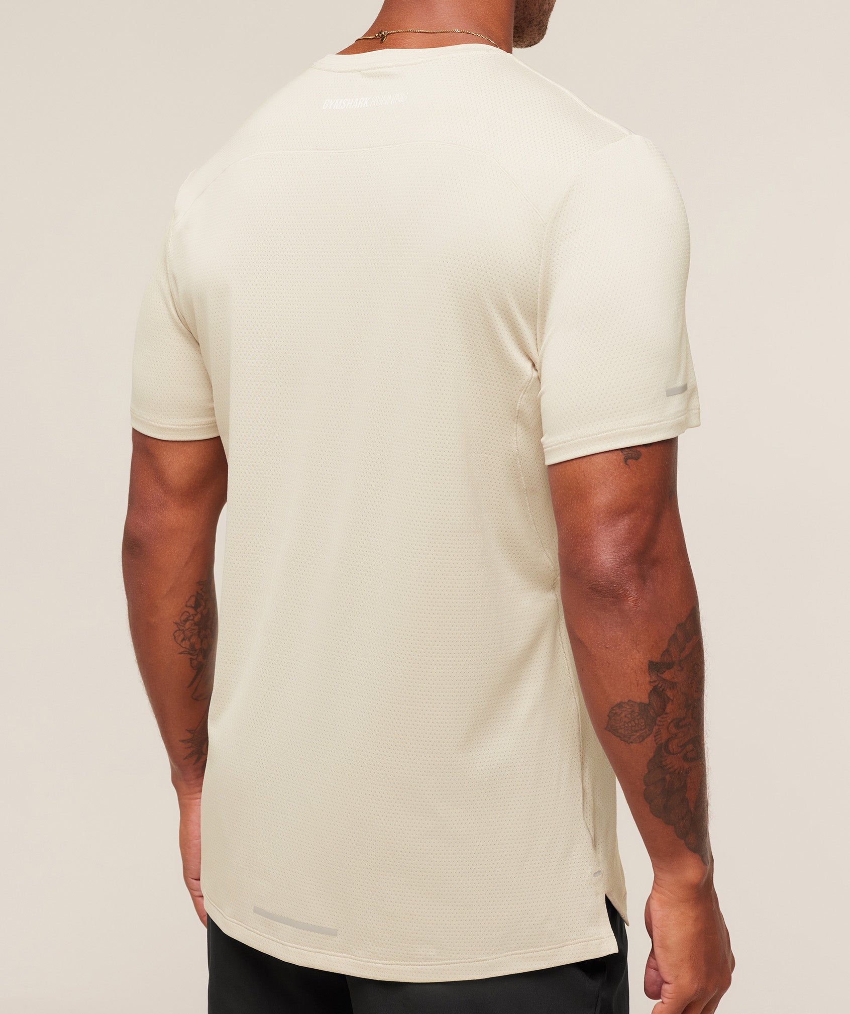 Gymshark Running T-Shirt - Pebble Grey