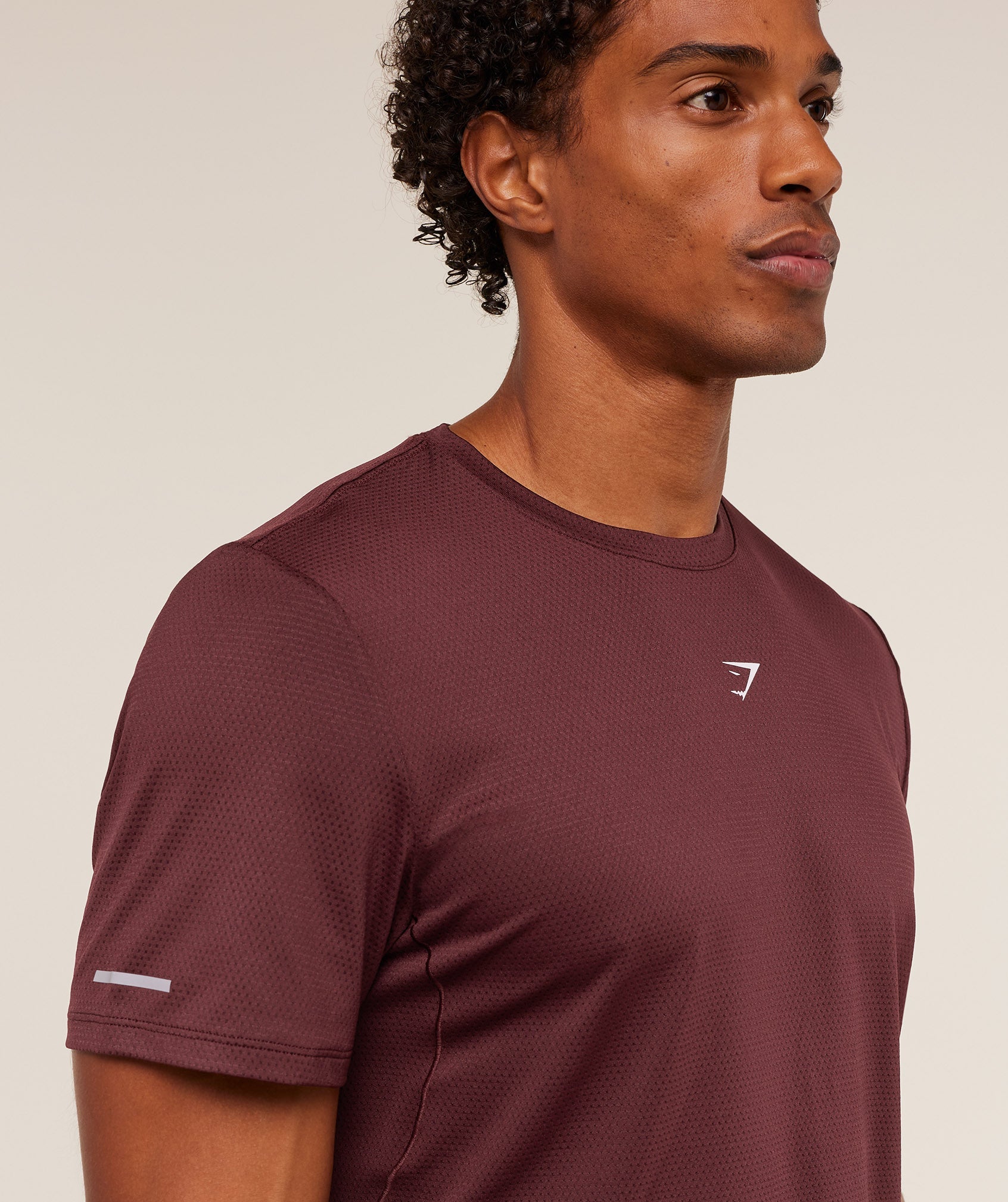 Gymshark Running T-Shirt - Rich Maroon