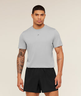 Gymshark Running T-Shirt -  Stratus Grey