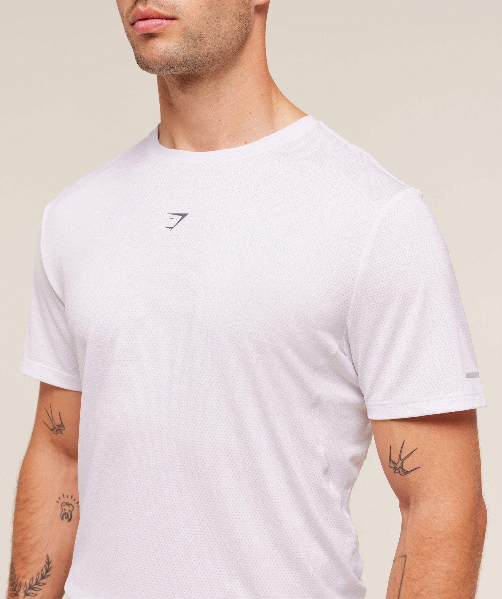 Gymshark Running T-Shirt - White