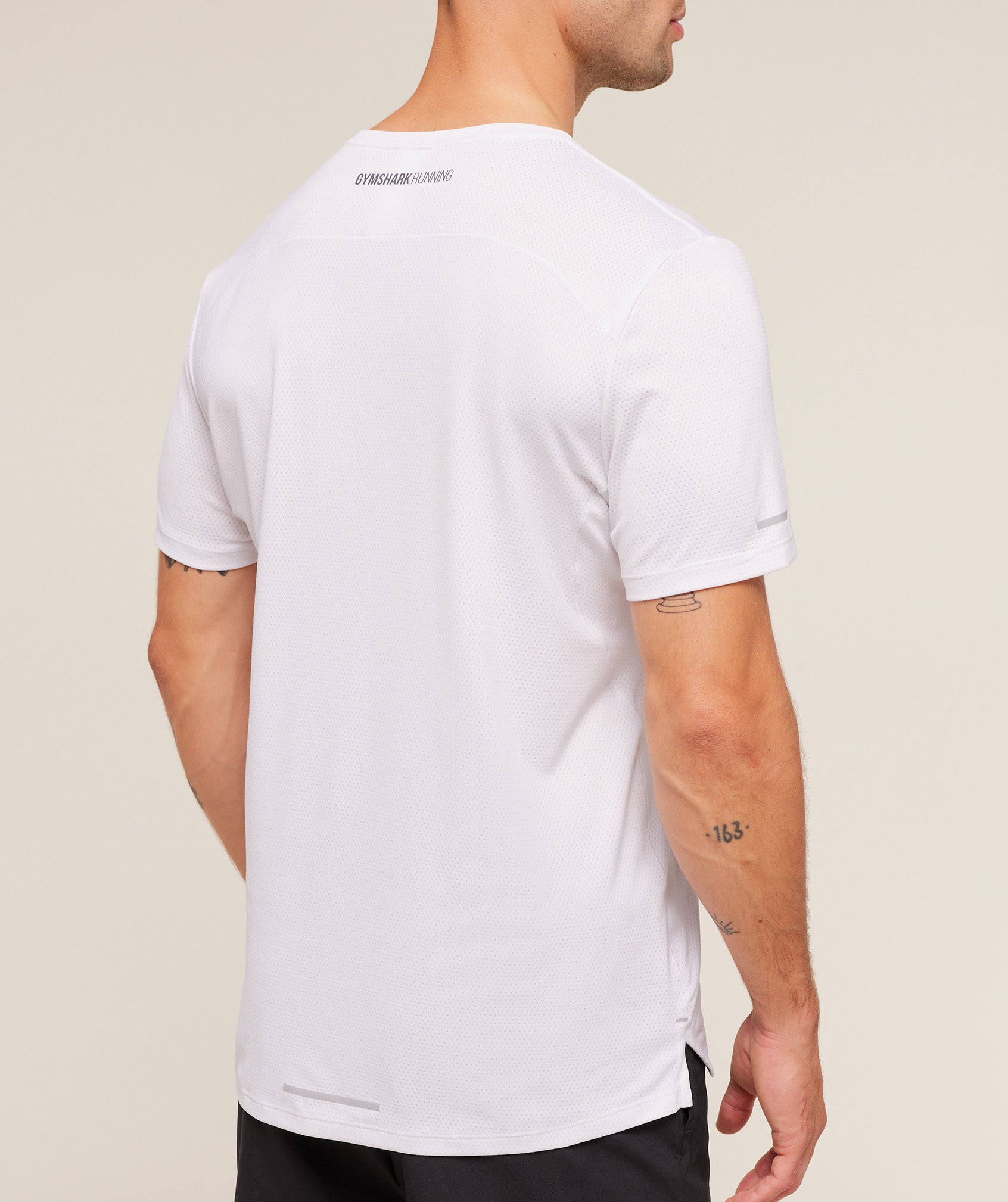 Gymshark Running T-Shirt - White