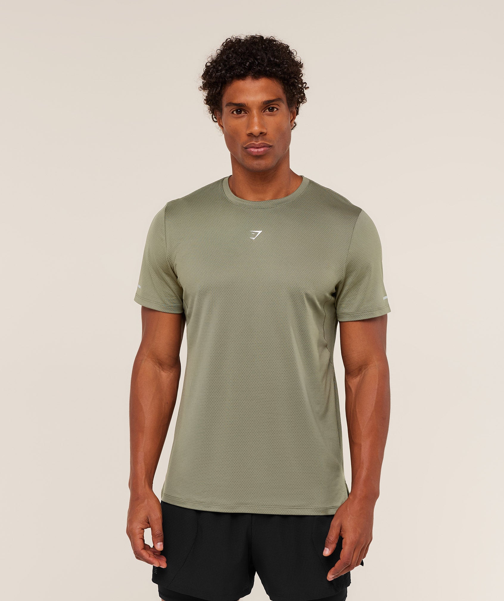 Gymshark Running T-Shirt - Base Green