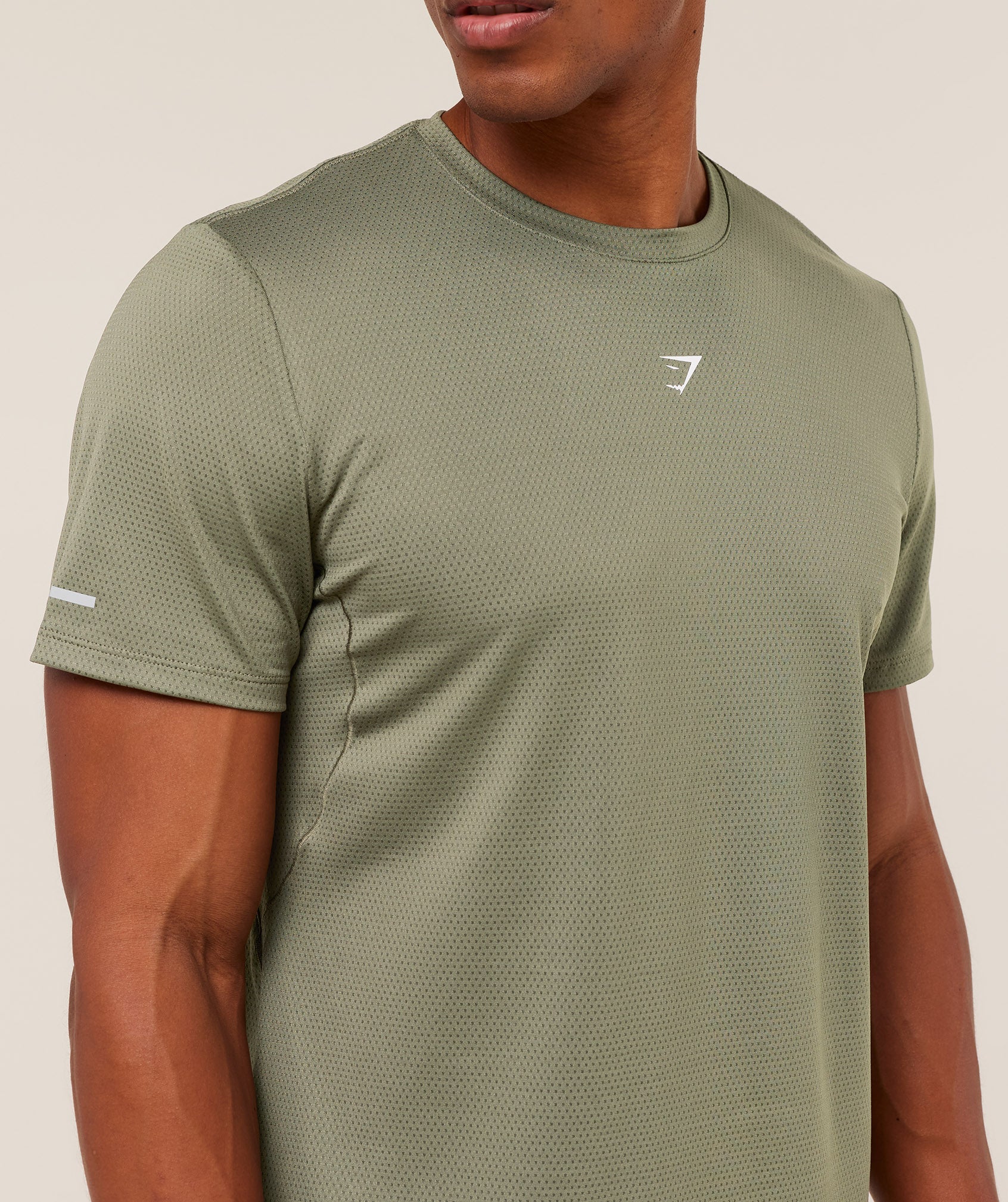 Gymshark Running T-Shirt - Base Green