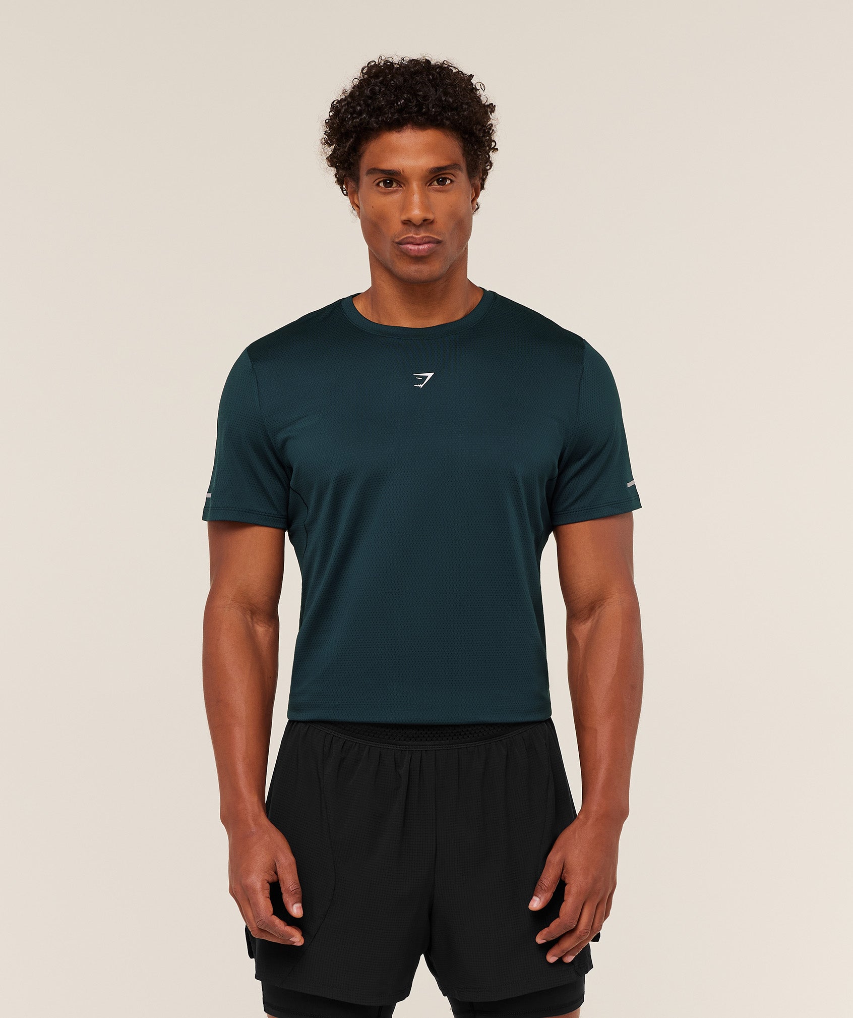 Gymshark Running T-Shirt - Deep Petrol Blue