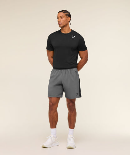 Gymshark Sport  7" Shorts - Dark Grey/Black