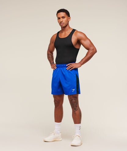 Gymshark Sport  7" Shorts - Athletic Blue/Black